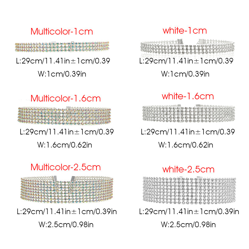 Crystal Rhinestone Choker