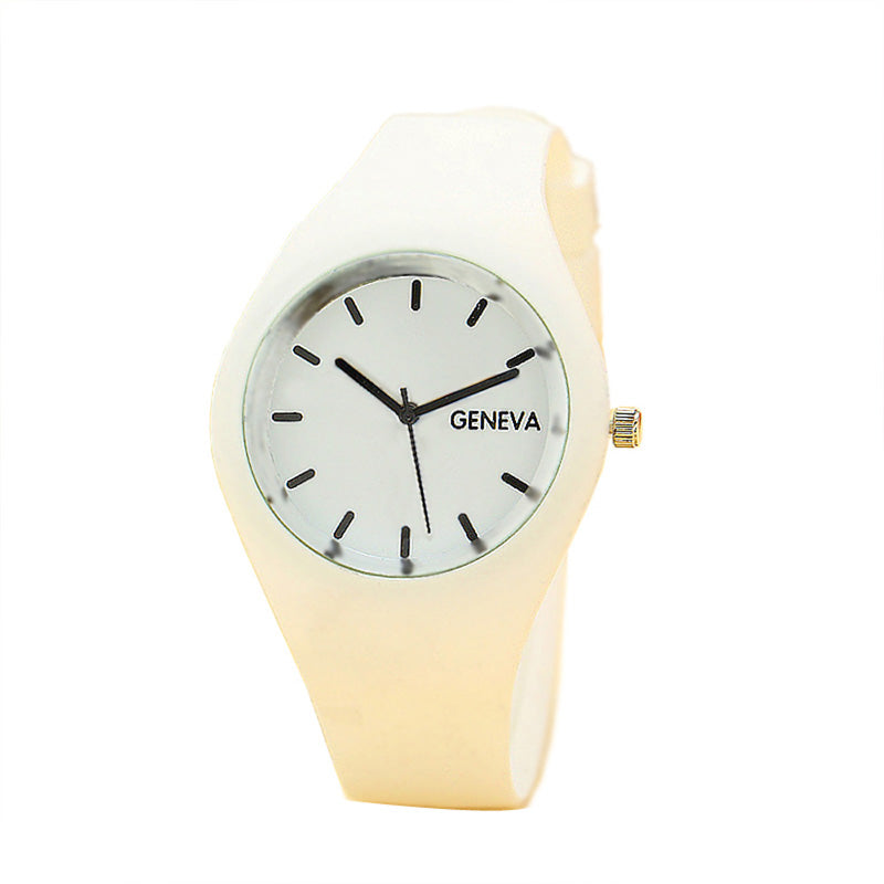 Candy Colored Soft Jelly Watch