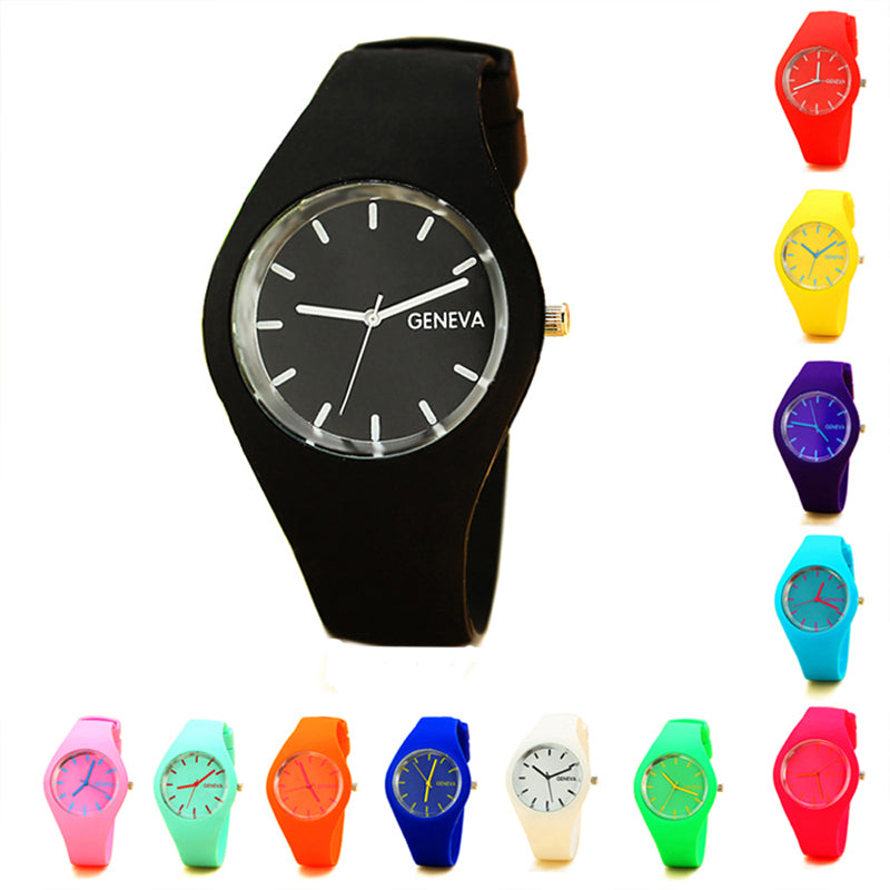 Candy Colored Soft Jelly Watch