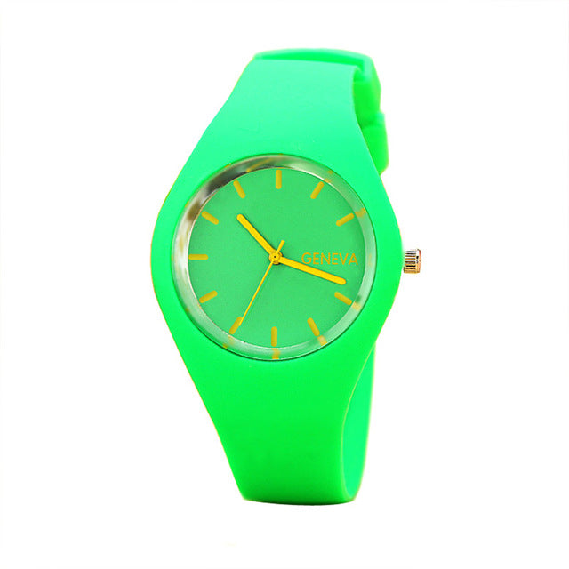 Candy Colored Soft Jelly Watch