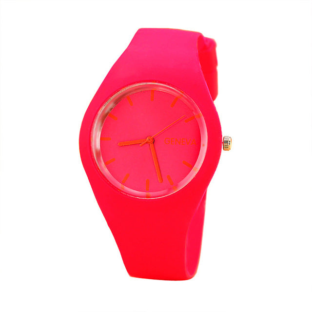 Candy Colored Soft Jelly Watch