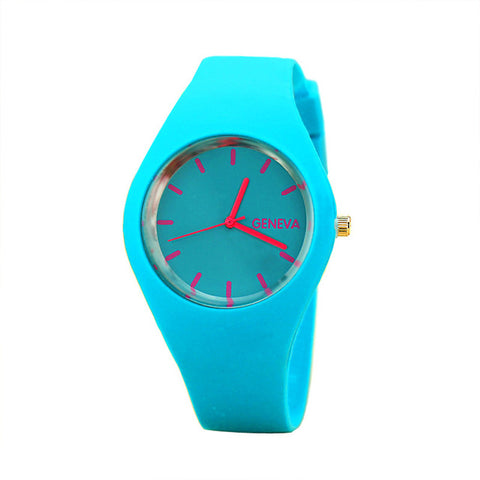 Candy Colored Soft Jelly Watch