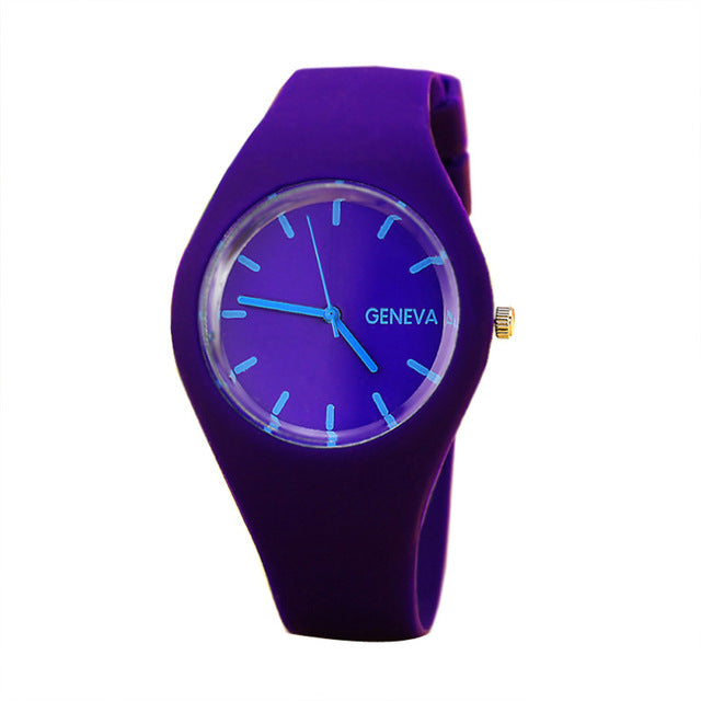 Candy Colored Soft Jelly Watch
