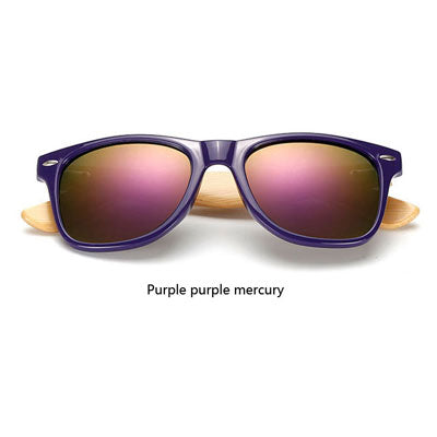 Retro Bamboo Sunglasses