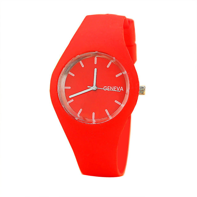 Candy Colored Soft Jelly Watch