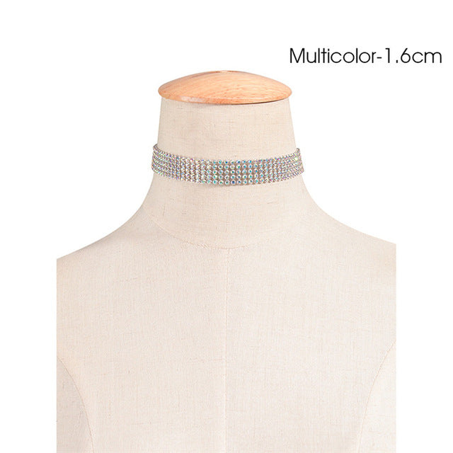 Crystal Rhinestone Choker