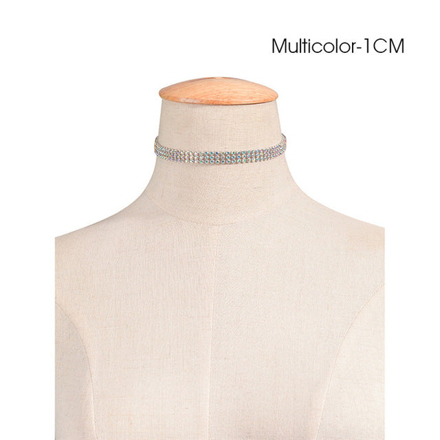 Crystal Rhinestone Choker