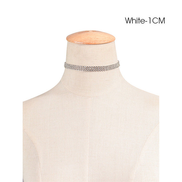Crystal Rhinestone Choker