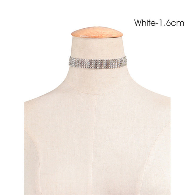 Crystal Rhinestone Choker