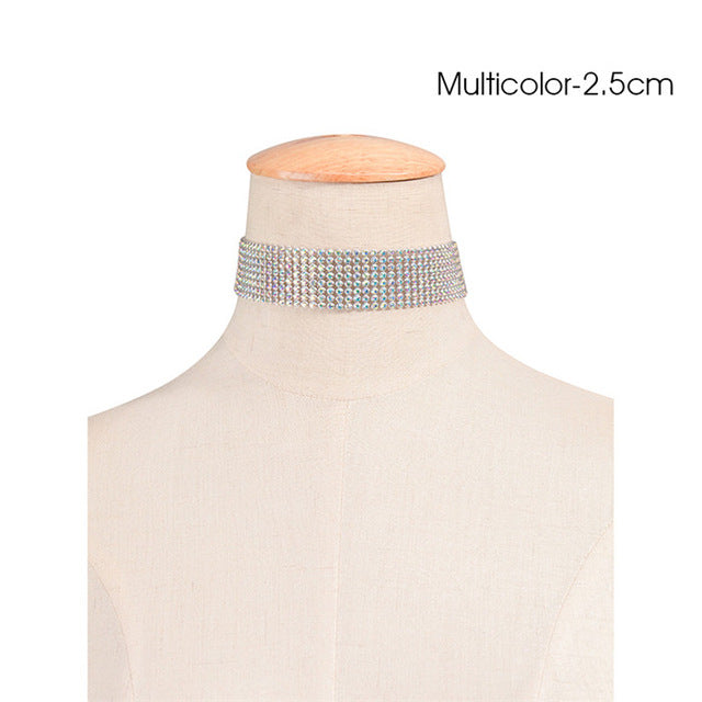 Crystal Rhinestone Choker