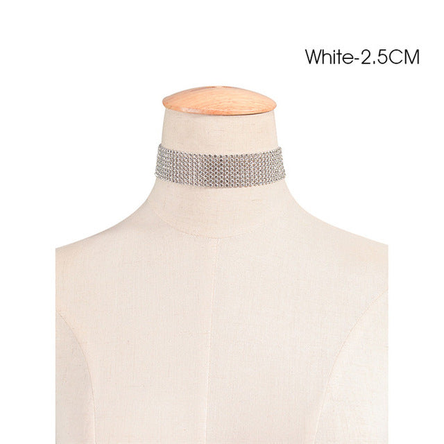 Crystal Rhinestone Choker